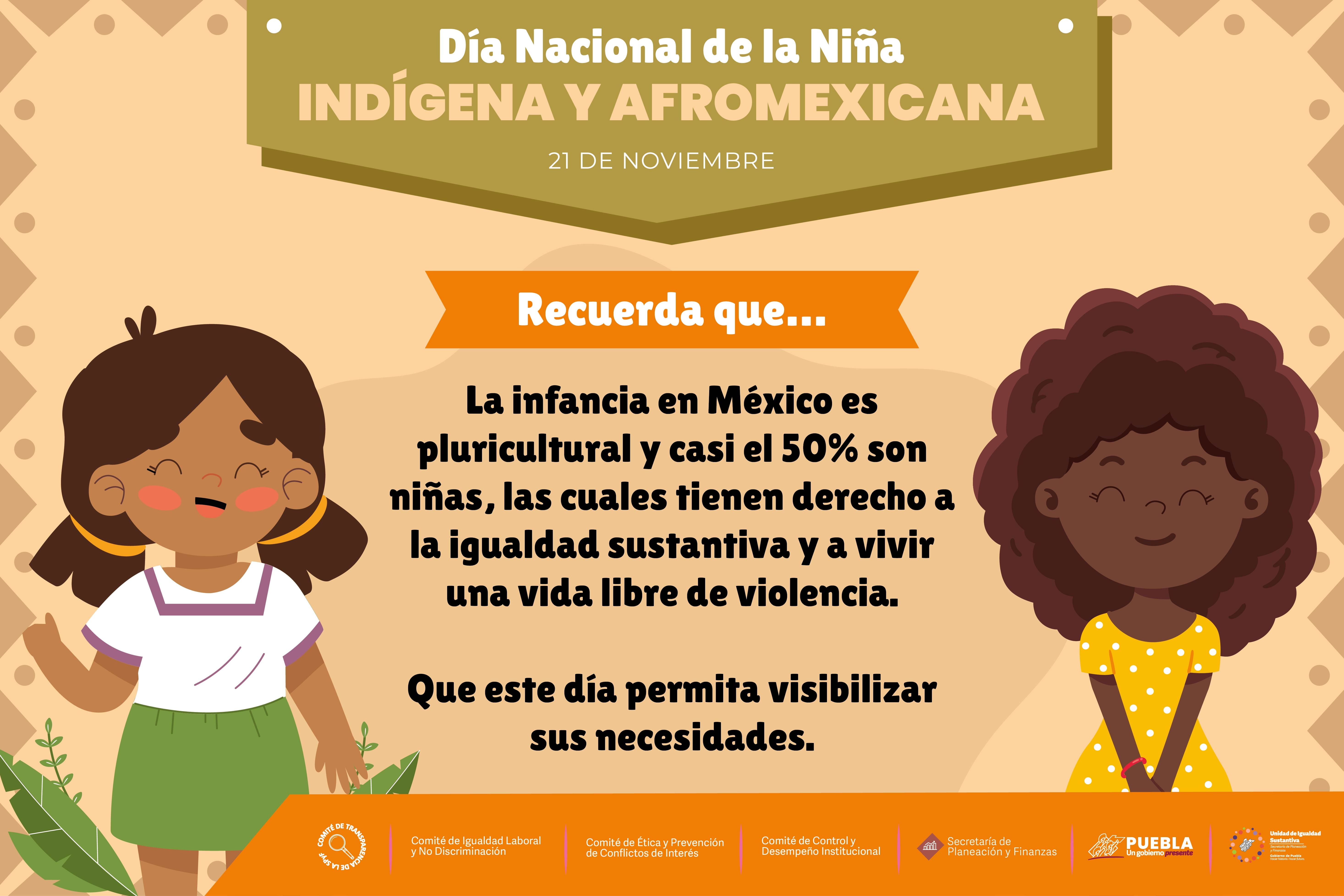 Día Nacional de la Niña Indígena y Afromexicana